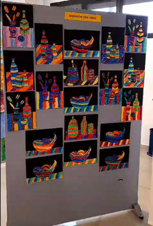 Exposición de arte del alumnado de 2º de Infantil